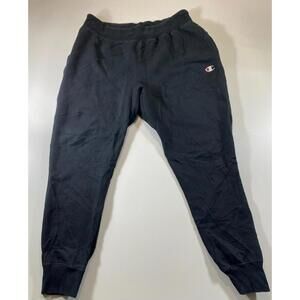 Champion Black Jogger Sweatpants L